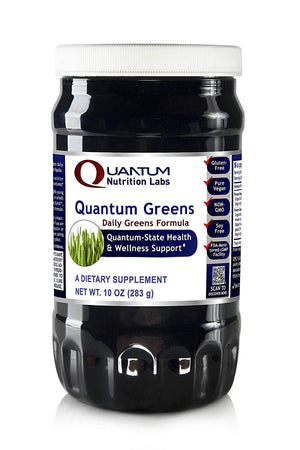 Quantum Nutrition Labs Quantum Organic Greens- Super Greens Powder, Greens Superfood Powder for Drinks, Green Juice, Nutrition Support, Supergreens for Men & Women, Spinach, Alfalfa, Chlorella - 10 oz Quantum NutritionBuy Supplements Australia