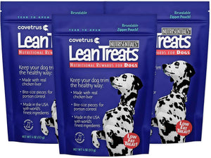 Covetrus Nutrisential Lean - Small, Medium & Large Dogs (K9) - Nutritional Low Fat, Bite-Size - Soft Chicken Flavor - Chicken Flavor - 3 Pack - 4oz