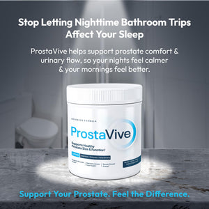 ProstaVive Advanced Prostate Support Formula - Complete Urinary & Bladder Health Supplement - Helps Promote Strong Flow & Emptying - Natural Powder - Gluten Free, Non-GMO ProstaViveBuy Supplements Australia