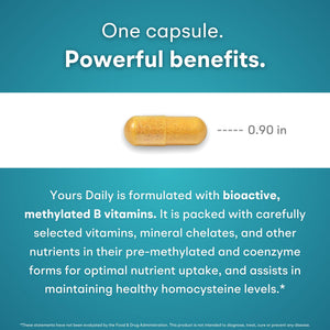 You Vites - Methylated Multivitamin for Men and Women, Methyl Multi Without Iron - 60 Capsules, MTHFR Supplement with Methyl B12, Methylfolate (5-MTHF), CoQ10 for Energy, Heart and Mood Support You Vitesย buy supplements Au