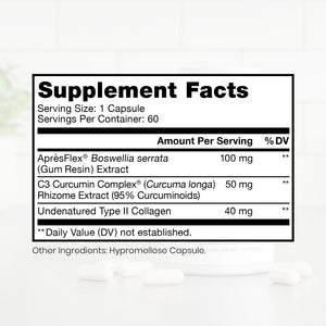 Pure Therapro Rx Boswellia, Curcumin, & Type II Collagen Joint Health Supplement | Made in the USA | Joint Care 60 Capsules, 2-Month Supply Pure Therapro RxBuy Supplements Australia
