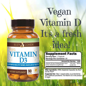 Script Essentials Vegan Vitamin D3 5,000 IU for Healthy Muscle Function, Bone Health, and Immune Support - Non-GMO, Gluten Free and Kosher Certified - 90 Servings Script EssentialsBuy Supplements Australia
