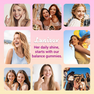 Lunivox Her Juicy Feminine Probiotics Gummies for Women, with Prebiotics & Slippery Elm - Promotes pH Balance, Gut Health & Immune Support - Pineapple Flavor, 60 Count Lunivox buy supplements Au