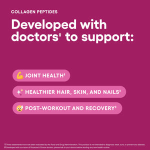 Physician's CHOICE Collagen Peptides - Hydrolyzed Protein Powder for Hair, Skin, Joints - Grass Fed, Non-GMO Physician's CHOICE buy supplements Au