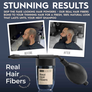 Hair Illusion Spray Applicator Removable Flat Tip designed to Spray Precise Hairline or Remove Tip For Round Sprayer And Wide Coverage (does not include hair fibers)