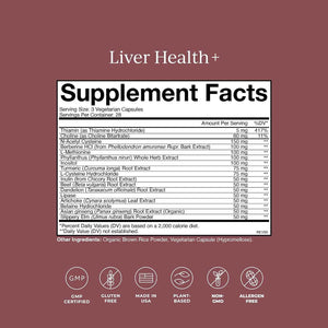 CYMBIOTIKA Liver Health+ for Liver Support, Detox & Digestion