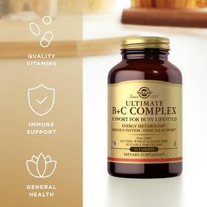 Solgar Ultimate B+C Complex Stress Formula 90 Tablets (Pack of 2) Solgar buy supplements Au