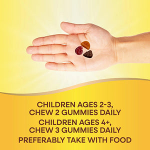 Nature's Way Alive! Children's Premium Gummy Multivitamin, Gluten Free, Made with Pectin, 90 Gummies Nature's Way