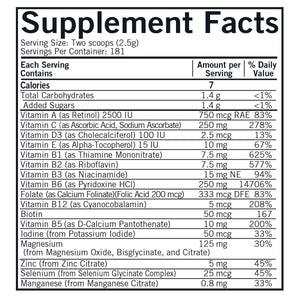 Super Nu-Thera Powder - Hypoallergenic - Unflavored - 16 Ounces Kirkman buy supplements Au