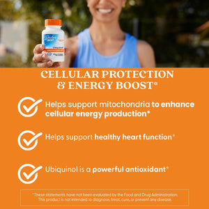 Doctor's Best Kaneka Ubiquinol 100 mg Supplement for Men & Women - Reduced Form CoQ10, Coenzyme Q10 100mg for Antioxidant & Heart Health Support, Non GMO, Gluten Free, Soy Free - 60 Softgels