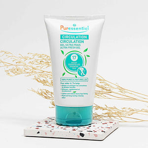 Puressentiel Soothing Gel for Tired Feet, Ankles, Legs - Aromatherapy Lotion with 17 Essential Oils for Body and Skin - Instant, Lasting Relief and Circulation - Natural and Alcohol Free - 4.22 oz