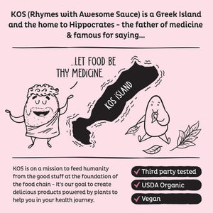 KOS Organic Beet Root Powder, USDA Organic - Natural Nitric Oxide Booster, Superfood Plant Based Beetroot Antioxidant, Supports Active Lifestyle & Healthy Circulation, Soy & Gluten-Free - 90 Servings KOS buy supplements Au