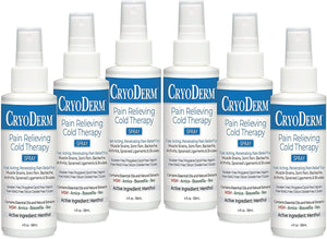 CryoDerm 4 oz Spray Cold Therapy (6 Pack) CryoDermBuy Supplements Australia