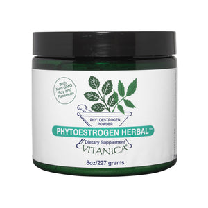Vitanica Phytoestrogen Herbal Non-GMO PMS, Menopause Relief Supplement for Women