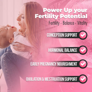 Fertili-t Female (90 Caps) Natural Fertility Support, Hormonal Balance & Prenatal Vitamins for Women, Conception Support, Natural Fertility Supplement with Aguaje & Red Maca (30-Day Supply) (1) AURA VITAMINS buy supplements Au