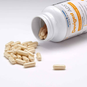 Arthur Andrew Medical - Devigest ADS, Advanced Digestive Support, Relief for Lactose Intolerance and Casein Sensitivities, Vegan, Non-GMO, 180 Capsules - Advanced Digestive Support, Relief For Lactose, Gluten, & Dairy Intolerance, & Casein Sensitivities
