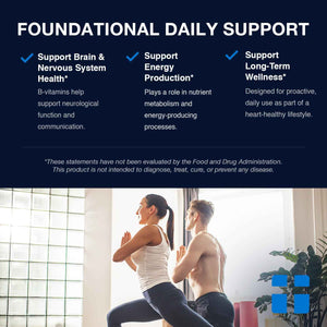 Opti + Homocysteine Capsules | Daily Brain and Heart Health Supplements* | Brain Supplement with Methylcobalamin & Methylfolate | 60 capsules/30 Servings Opti + Life buy supplements Au