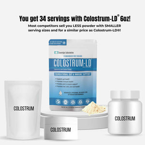 Sovereign Laboratories Colostrum-LD Powder | Unflavored | Liposomal Delivery, Max Absorption | 6 oz/ 34 Servings