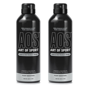 Art of Sport Muscle Relief Spray for Men– Pain Relief for Sore Muscles & Joints– Menthol Cooling & Heating Spray for Back, Neck, Knee, Shoulder, Hip– Cool & Heat– Made for Athletes– 5 fl oz. Pack of 2 Art of SportBuy Supplements Australia