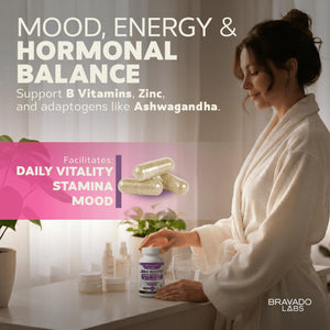 Female Libido Booster for Women – Advanced Women’s Intimacy & Confidence Support – Plant-Based Herbal Blend with Maca, Ginseng & L-Arginine – Made in USA – 60 Capsules Bravado LabsBuy Supplements Australia