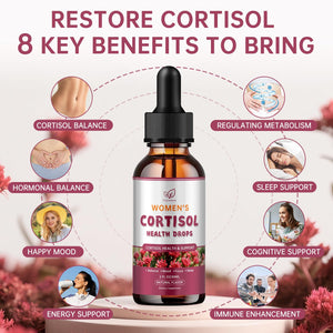 Cortisol Manager Liquid Drops, Cortisol Supplements for Women, with magnesium ashwagandha, rhodiola rosea,l-theanine,Phosphatidylserine-Promote Relaxation and Support Mood- 30 Day Vegan Supply Fzjjyana buy supplements Au