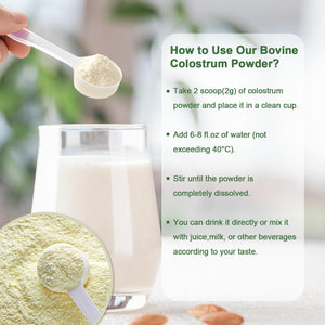MICYDELAS Bovine Colostrum Supplement Powder 50% IgG Premium Bovine Colostrum for Gut Health Support, Immune Support, Muscle Recovery & Overall Wellness, Grass Fed, Non-GMO, Unflavored, 60 Servings MICYDELAS buy supplements Au