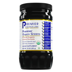 Premier Research Labs Premier Organic Greens - Super Greens Powder, Greens Superfood Powder for Drinks, Green Juice, Nutrition Support, Supergreens for Men & Women, Spinach, Alfalfa, Chlorella - 10 oz Premier Research LabsBuy Supplements Australia