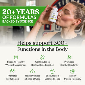 BIOptimizers Magnesium Breakthrough Supplement with 500mg - 7 Forms of Magnesium: Glycinate, Malate, Citrate, and More - Natural Support for Sleep and Cognitive Function -90 Capsules- Calming Vitamins BIOptimizers buy supplements Au