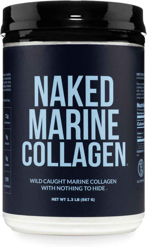 NAKED Marine Collagen Peptides Protein Powder - Unflavored - from Wild Caught Cod - Paleo Friendly, Non-GMO, Soy-Free, Gluten-Free - 47 Servings