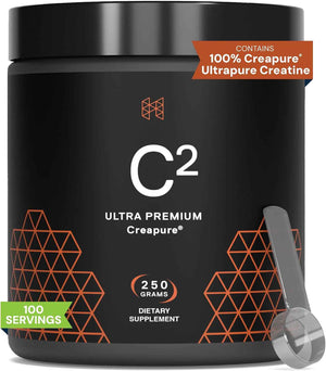 HPN C2 Creapure Creatine for Strength & Recovery, 100 Servings - Ultra-pure Creapure creatine supports strength, performance and recovery; vegan, non-GMO and independently tested.