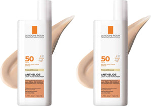 La Roche Posay Anthelios 50 Mineral Tinted Ultra Light Sunscreen Fluid 50ml/1.7oz (Pack of 2)