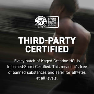 Kaged Creatine HCl Powder - 7X Concentrated vs Mono - Muscle Building & Recovery - High Absorption - No Bloating - Creatine for Men & Women