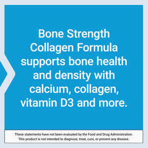 Life Extension Bone Strength Collagen Formula, Calcium Collagen chelate, Calcium fructoborate, Vitamin D3, Magnesium Citrate, Silicon, Boron, Gluten-Free, Non-GMO, 120 Capsules Life ExtensionBuy Supplements Australia