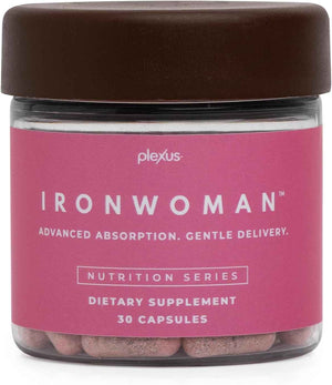 Plexus IronWoman - Women's iron supplement with precision probiotic - gentle delivery and easy absorption