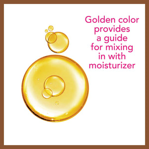 Jergens Natural Glow Instant Sun Drops, Sunless Tanning for Face and Body, Instant Sun Bronzing Drops, Oil Free, 1 Fl Oz