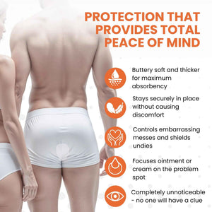 Butts Are Messy - Control The Mess. ANUPAD Premium Absorbent Pads. Confidently Handle Bowel Leakage, Bleeding Hemorrhoids, And The Mess Hemorrhoid Ointments Make.