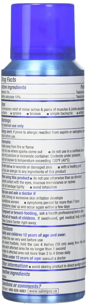 Salonpas Pain Relieving Jet Spray 4 oz (Pack of 3) SalonpasBuy Supplements Australia