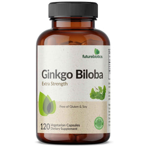Futurebiotics Ginkgo Biloba Extra Strength Supports Brain Function & Memory Support, 120 Vegetarian Capsules