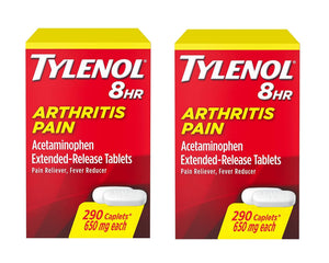 Tylenol Arthritis Pain Extended Release Tablets with Acetaminophen for Joint Pain, 290 Caplets (Pack of 2) (Package May Vary) TylenolBuy Supplements Australia