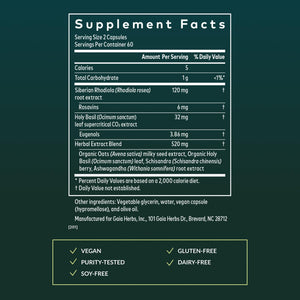 Gaia Herbs Adrenal Health Daily Support, Help Maintain Healthy Energy & Stress Levels*,120 Liquid Phyto-Caps Adrenal Health Nightly Restore, 120 Liquid Phyto-Caps - Bundle Gaia Herbs buy supplements Au