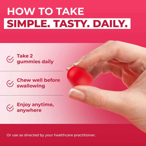 Ollyoo Multivitamin Gummies for Adults - Cherry & Strawberry Flavor - Great Source of Vitamin A & Essential Nutrients