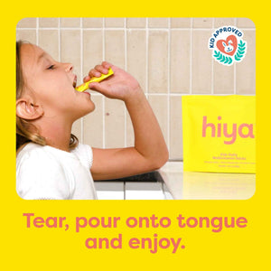 Hiya Kids Multivitamin - 15+ Essential Vitamins & Minerals with Fruits & Veggies for Ages 2+, Supports Growth, Development & Immune