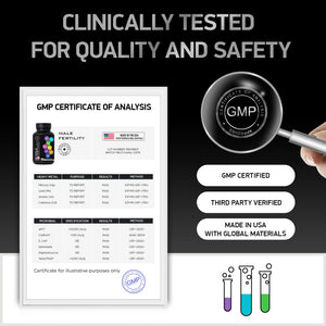 Fertility Supplements for Men - Zinc, Maca, Ashwagandha, L-Arginine - Male Vitality Conception for Him - Count and Motility Pregnancy Aid - Vitamins and Male Fertility Support Supplement - 120 Pills BIOACTIVE LABSBuy Supplements Australia