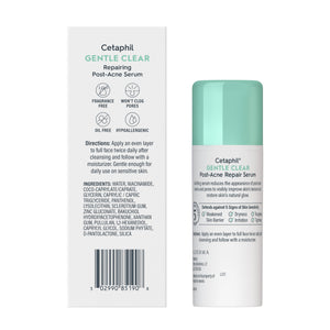 supplement productsCETAPHIL Gentle Clear Repairing Post-Acne Serum, Retinol Alternative, Oil Free Serum for Sensitive Skin, 1 Fl Oz, Bakuchiol, Improves Skin Tone & Post-acne Marks, JerryCherryUSA