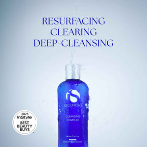 iS CLINICAL Cleansing Complex, 3in1 Gentle deep pore cleanser Face Wash and Makeup remover, Helps blemish-prone skin
