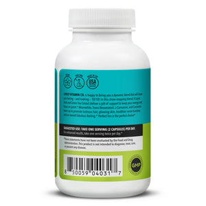 LIVELY VITAMIN CO. Perfect Ten - Anti-Aging & Antioxidant Supplement - Biotin & Lipoic Acid - Healthy Hair, Skin, Nails - Energy Boost - Sharper Brain Function - Stronger Immunity - 60 Capsules LIVELY VITAMIN CO buy supplements Au