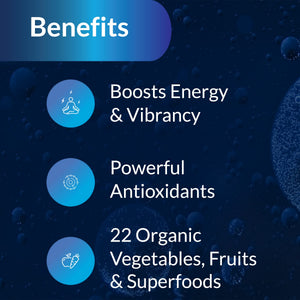 Equilife Daily Fruit & Vegetable Blend, Superfood Antioxidant Supplement Capsules, Nutrient Dense with Vitamin C, Fiber, and 9 Essential Amino Acids, Supports Energy, Vegan 240 Capsules EquilifeBuy Supplements Australia