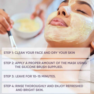 VALITIC Vitamin C & Turmeric Clay Mask - Dark Spot Corrector with Kojic Acid, Hyaluronic Acid & Retinol - Skin Care Routine for Minimizing Pores & Blackheads