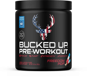 Bucked Up Pre Workout - Best Tasting - 6 Grams Citrulline, 2 Grams Beta Alanine Non Proprietary Blend, Powder (Strawberry Kiwi)