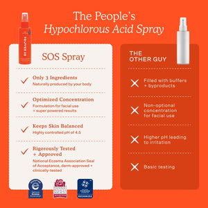 Tower 28 SOS Daily Rescue Facial Spray - Hypochlorous Acid Spray to Help Reduce Redness, Calm Irritation + Alleviate Flare-Ups - Soothing + Purifying Face Toner - Everyday Skin Care Essential (4 oz) Tower 28Buy Supplements Australia